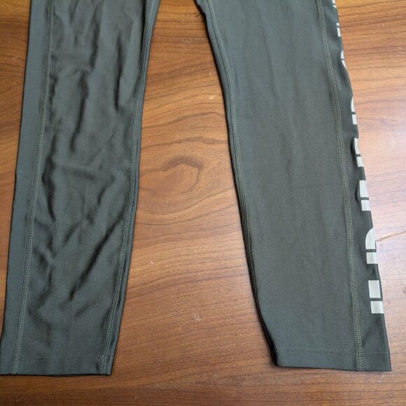 Under Armour Leggings Pants Small Green Compression Freedom Heatgear Gym Yoga UA - Picture 5 of 10